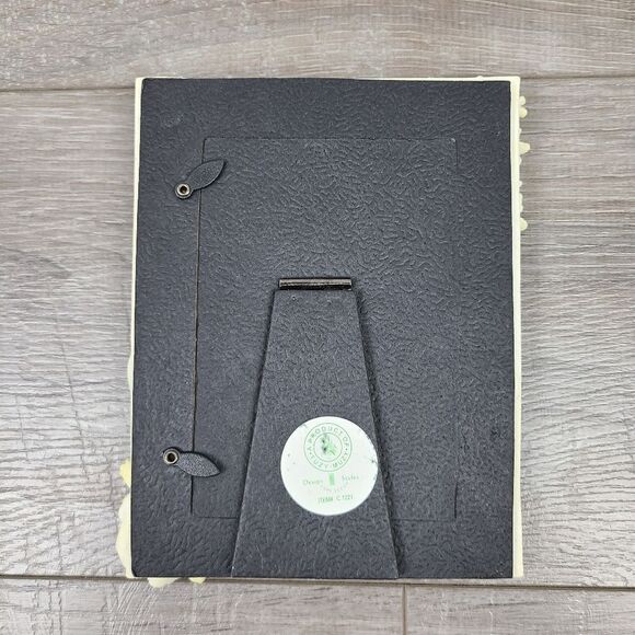 FLORAL 3D Embellished Floral & Pearl Ceramic Photo Picture Frame - Picture 8 of 14